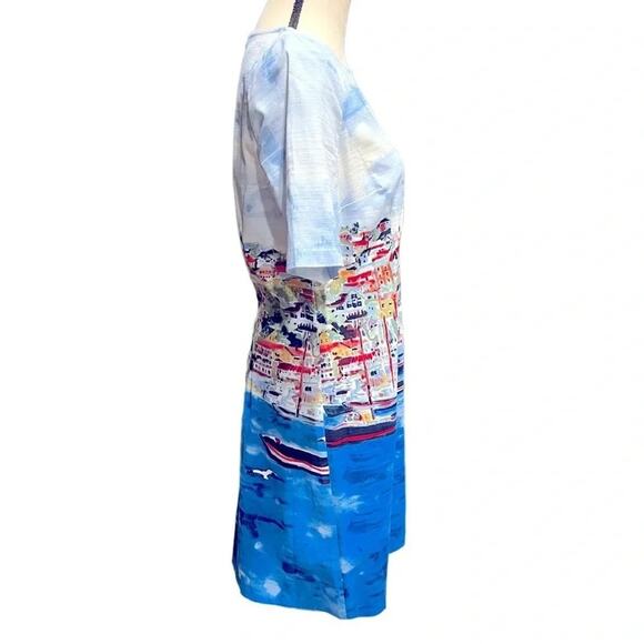 NWT Rafaella Yacht Sea Side Village Coastal dress Size 6 NWOT - Picture 6 of 13